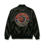 Satin Football Jacket