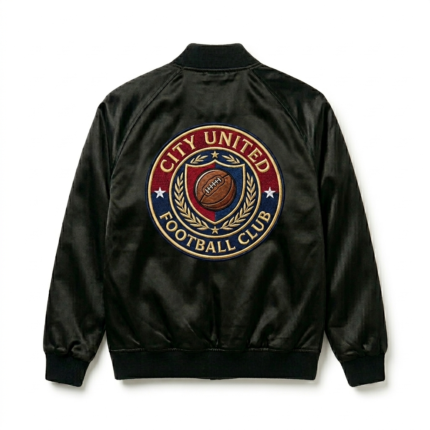 Satin Football Jacket