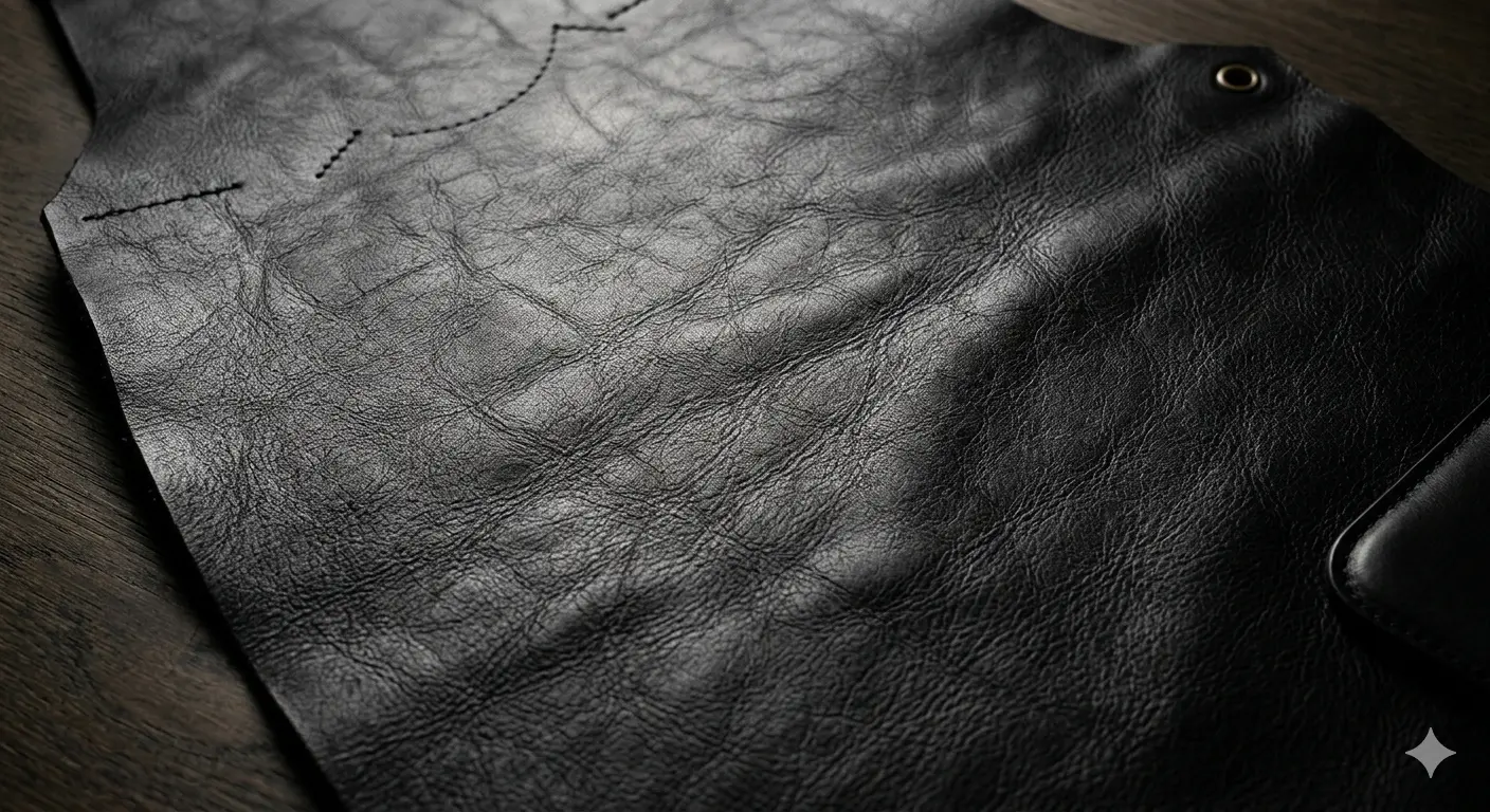 Leather fabric texture