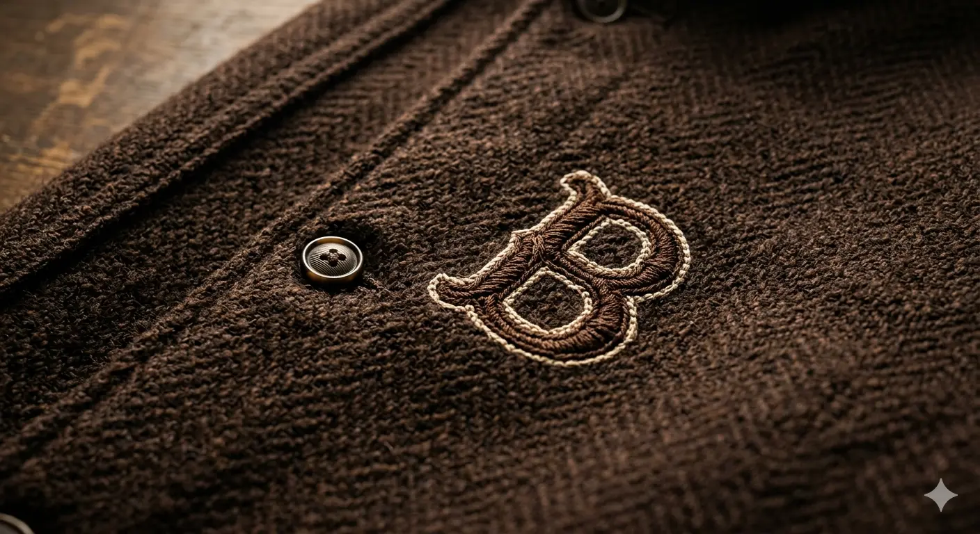 Wool fabric texture